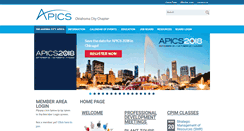 Desktop Screenshot of apics-okc.org